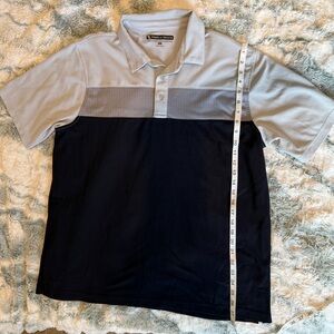 Pebble Beach Color Block Gray and Black Skirt Dry-Luxe Performance